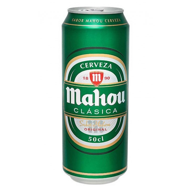 cerveza mahou clasica 50 cl pack de 24 unidades