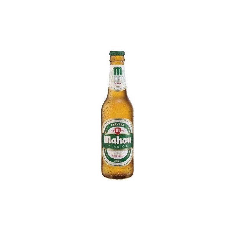 cerveza mahou clasica 25 cl pack de 24 unidades