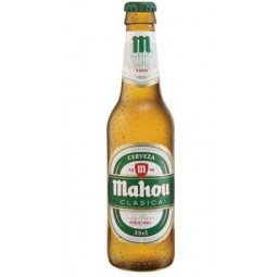 cerveza mahou clasica 25 cl pack de 24 unidades