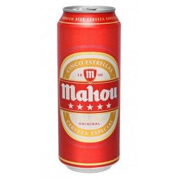 cerveza mahou 5 estrellas 50 cl Pack 24 unidades