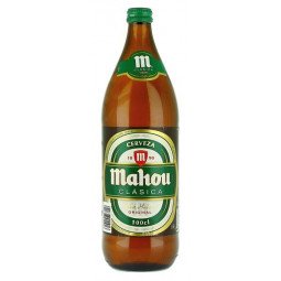 cerveza mahou original 1 litro pack de 6 unidades