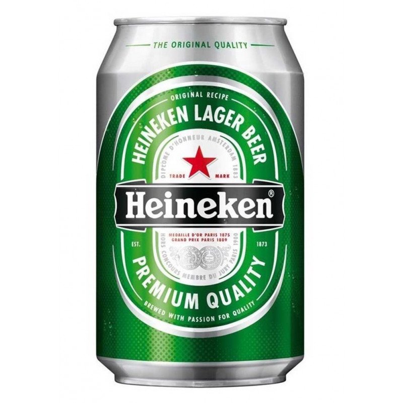cerveza heineken 33 cl pack de 24 unidades