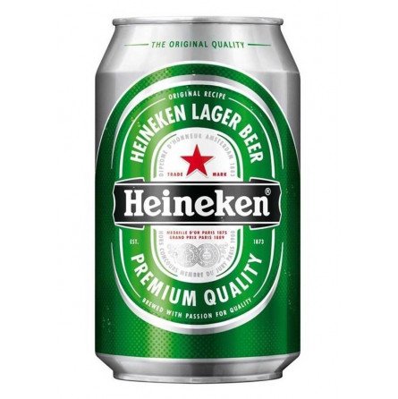 cerveza heineken 33 cl pack de 24 unidades
