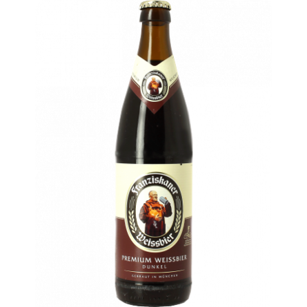 cerveza franziskaner botella de 50 cl pack de 24 unidades