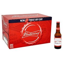 cerveza budweiser botella de 33 cl pack de 24 unidades