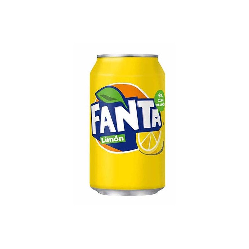 fanta limon lata de 33 cl pack de 24 unidades