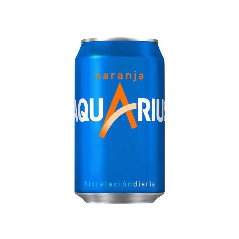aquarius naranja 33 cl lata