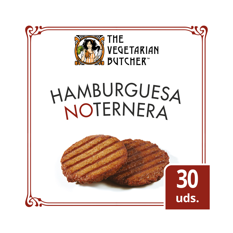 the vegetarian butcher hamburguesa Noternera