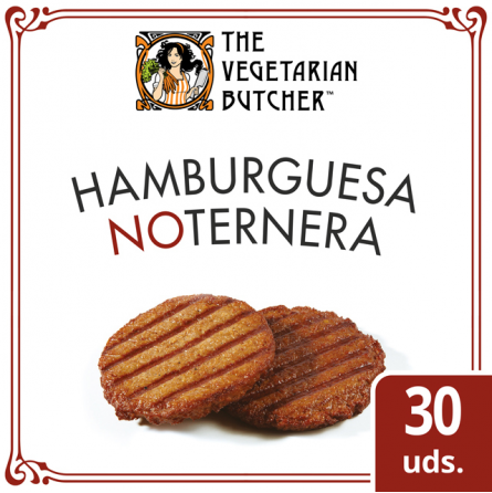 the vegetarian butcher hamburguesa Noternera