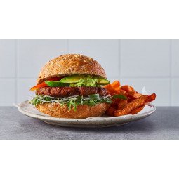 the vegetarian butcher hamburguesa Noternera