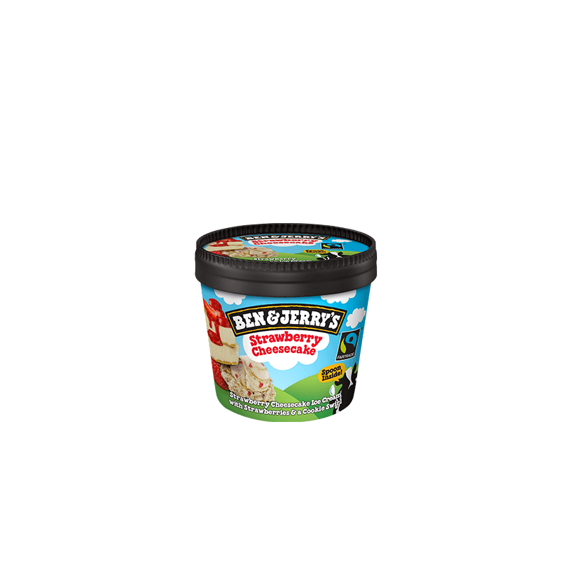 tarrina ben & jerry´s strawberry cheesecake