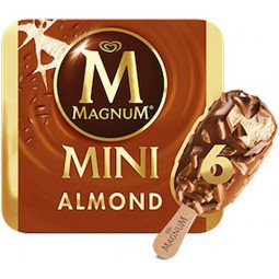 magnum mini almendras pack de 24 unidades