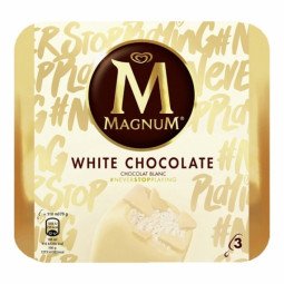 helado magnum blanco pack de 20 unidades