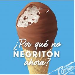 helado cornetto negriton pack de 20 unidades