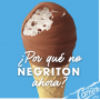 helado cornetto negriton pack de 20 unidades