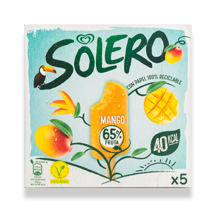 helado de sorbete de mango solero helado de sorbete de mango solero