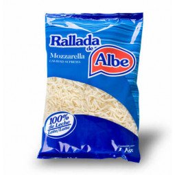 queso mozzarella rallado premium 1 kg