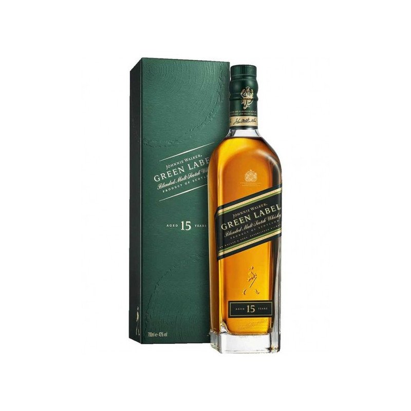whisky johnnie walker green label 15 años