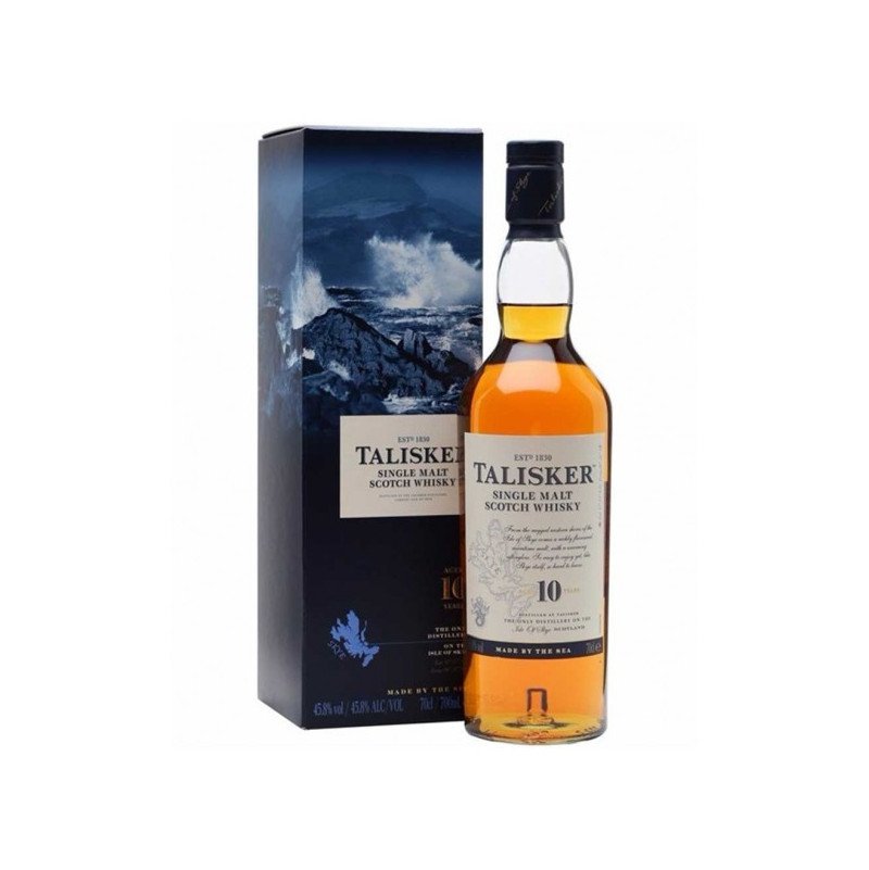 whisky talisker 10 años