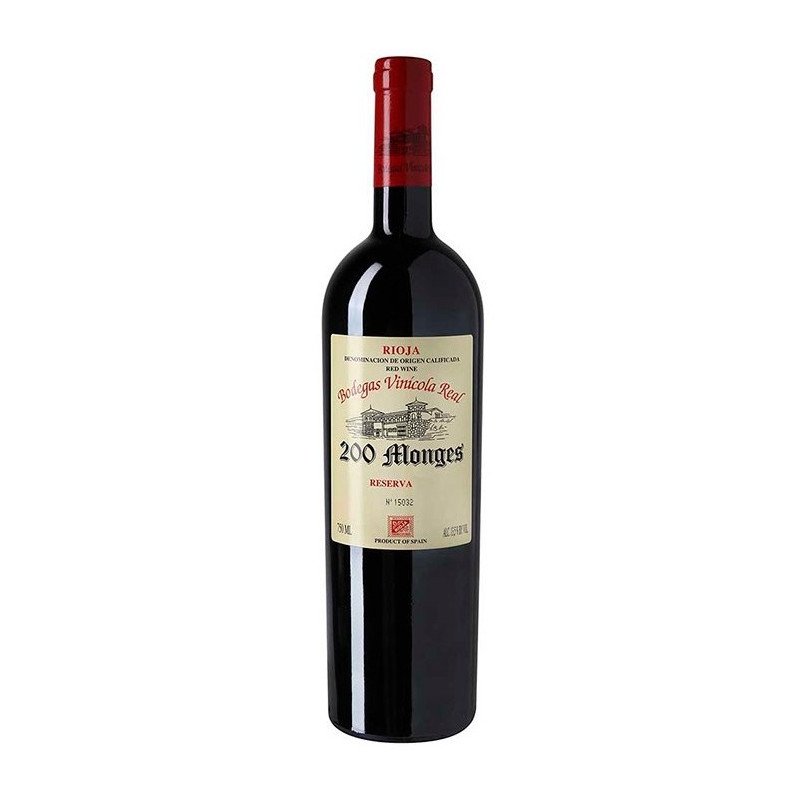 vino 200 monges reserva rioja