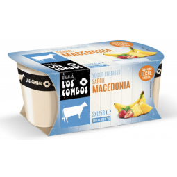 yogur cremoso macedonia los combos
