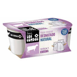 yogur cremoso desnatado natural los combos