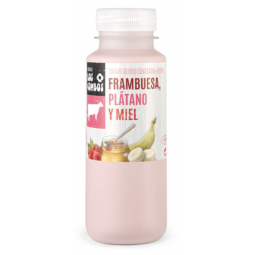 yogur liquido frambuesa platano y miel 250 ml los combos
