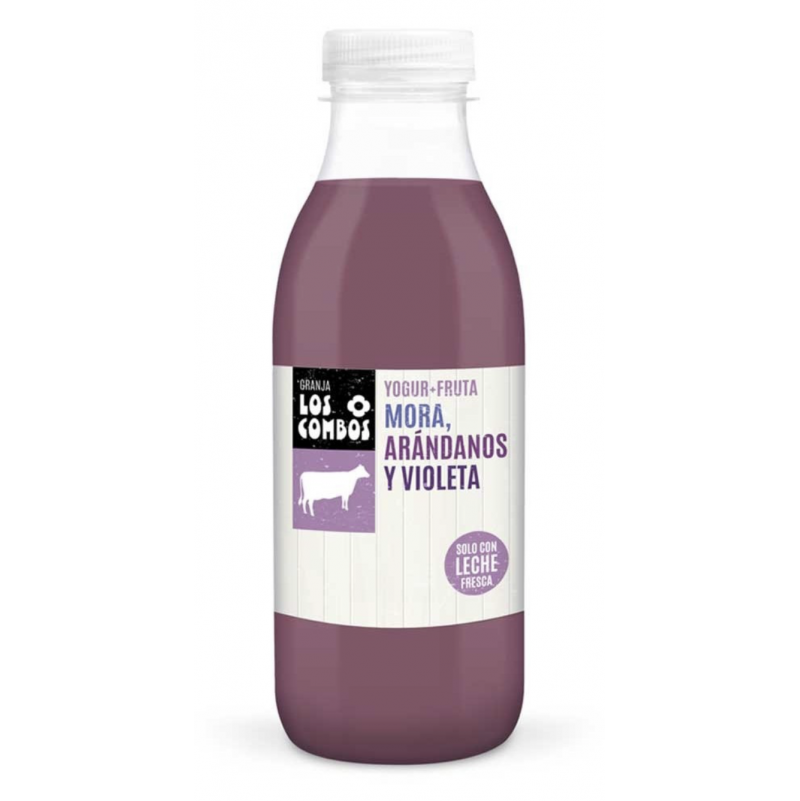yogur liquido mora arándanos y violeta 500 ml