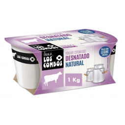 yogur cremoso desnatado 1kg