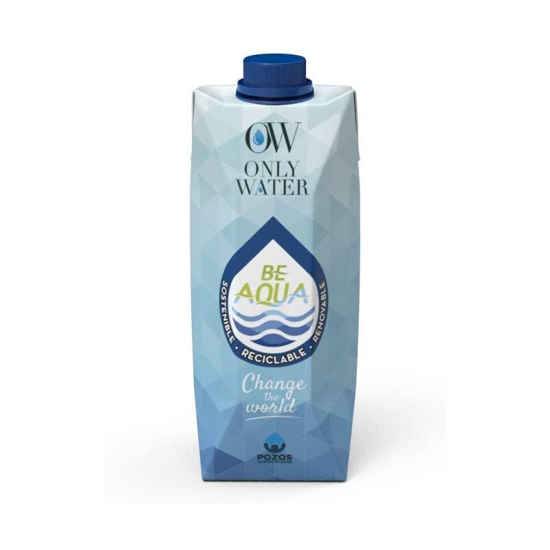 agua mineral only water carton 500 ml