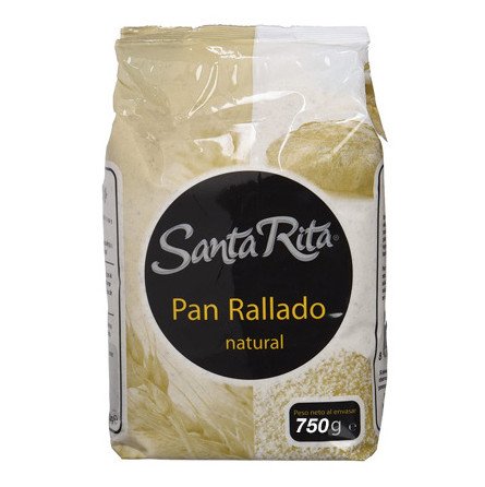 Pan rallado Natural Santa Rita 750 gr Pan rallado Natural Santa Rita 750 gr