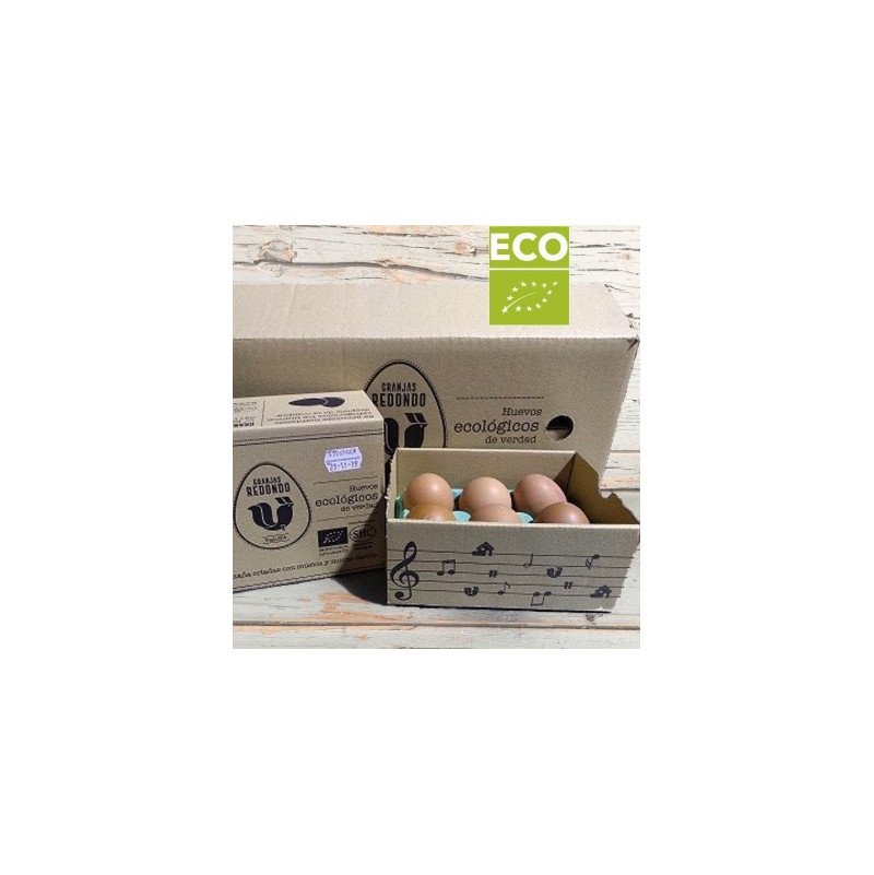 huevos ecológicos granjas redondo docena