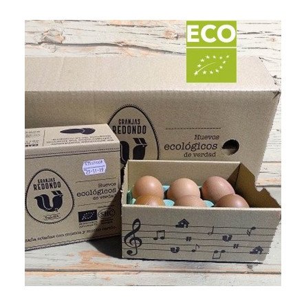 huevos ecológicos granjas redondo docena