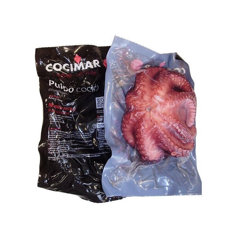 pulpo cocido entero 400-600 gramos