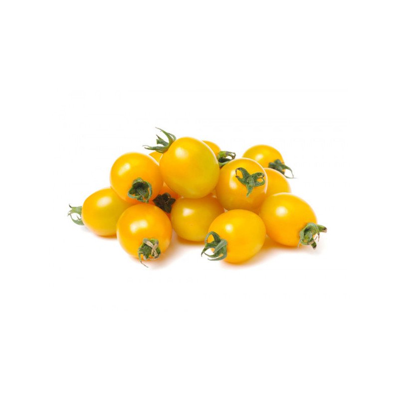 tomate cherry amarillo bandeja