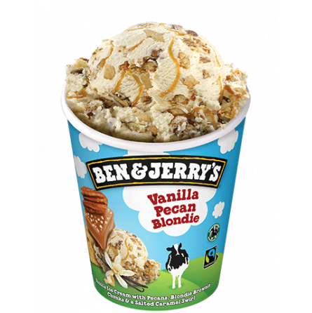 Helado Vainilla Pecan Bondie Ben & Jerry's 465 ml.