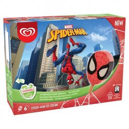 Helado Spiderman Caja 6 und
