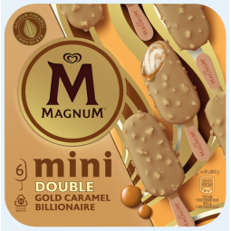 Magnum Mini Caramel Gold Billionaire 6 x 55 ml