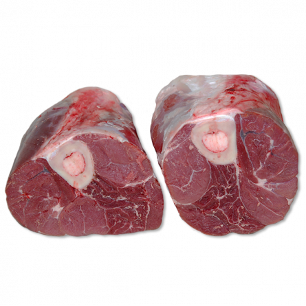 ossobuco de ternera en bandeja de 4 unidades