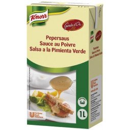 salsa pimienta verde