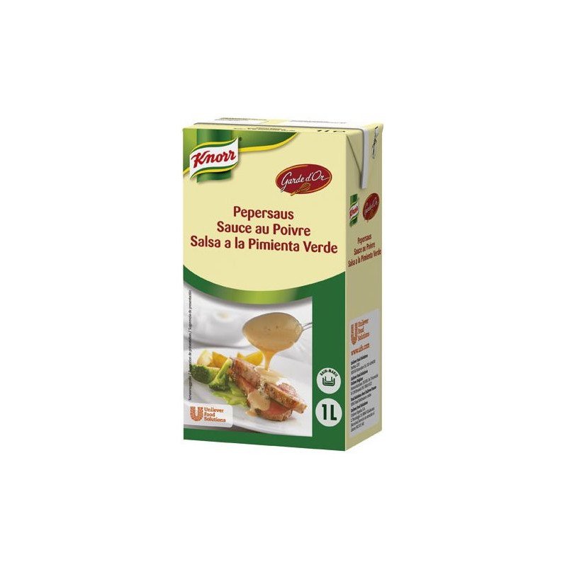 salsa pimienta verde