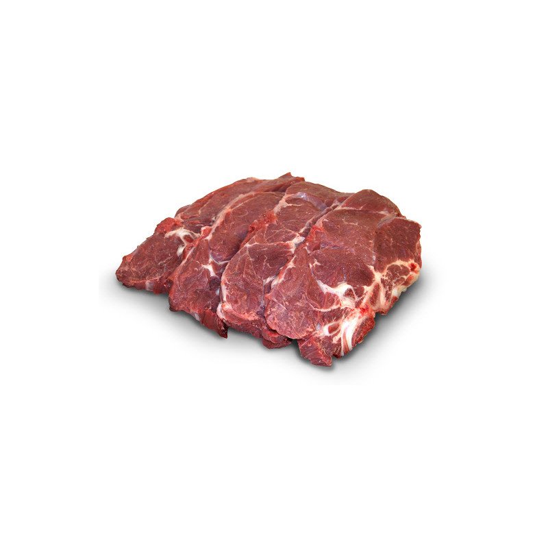 chuletas de aguja de cerdo 4 unidades