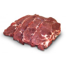 chuletas de aguja de cerdo 4 unidades