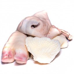 callos naturales de pata y morro de ternera