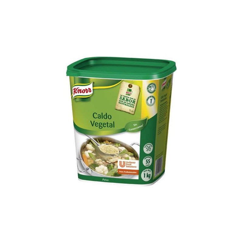 caldo vegetal deshidratado