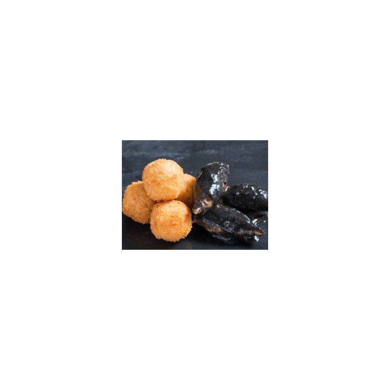 croquetas de chipirones en su tinta