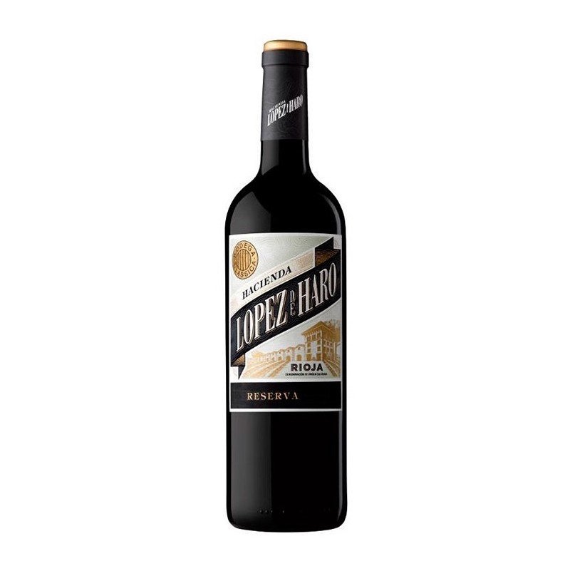 vino hacienda lópez de haro reserva