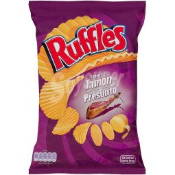 patatas onduladas sabor jamon