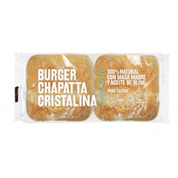burguer chapatta cristalina 2 unidades
