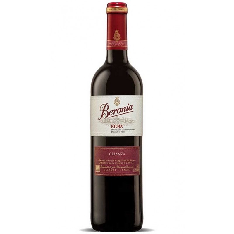 vino beronia crianza tinto